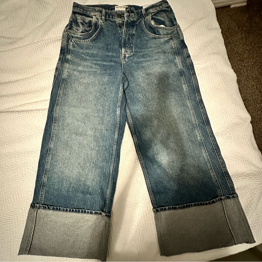 We The Free Final Countdown Low Rise Cuffed Boyfriend Jeans